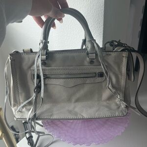 Rebecca Minkoff Crinkle Leather Fringe Crossbody Satchel - NWOT